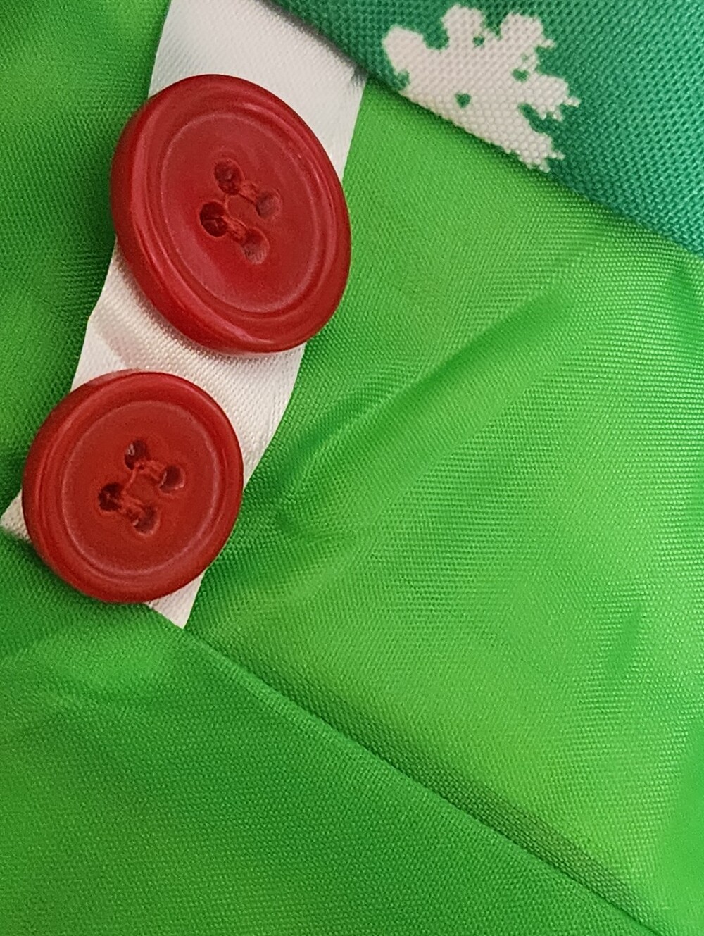 Mens Red & Green Holiday Santa Blazer And Tie. - Picture 8 of 8